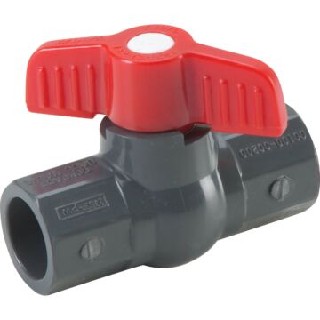 Boshart Industries 1/2" SLIP PVC BALL VALVE EPDM SEAT - EPDM STEM O-RING
