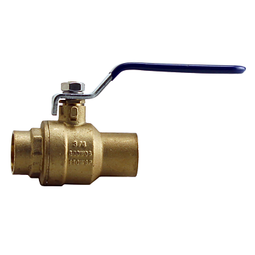 Boshart Industries NL 3/4"CxC BALL VALVE W/ DRAIN