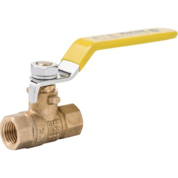 B&K ProLine 1/4 In. FIP x 1/4 In. FIP Brass Ball Valve