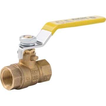 B&K Brass 3/8 In. FIP x 3/8 In. FIP Brass Ball Valve