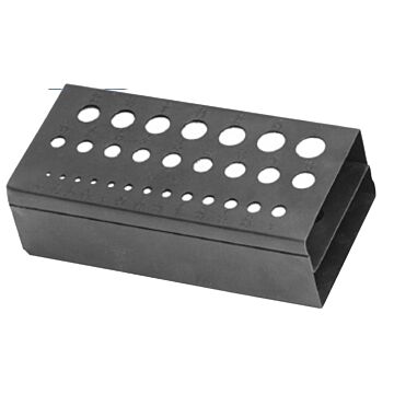 Consolidated Toledo Drill Metal 5-5/8 in 1-1/2 in 29-Piece Drill Bit Stand