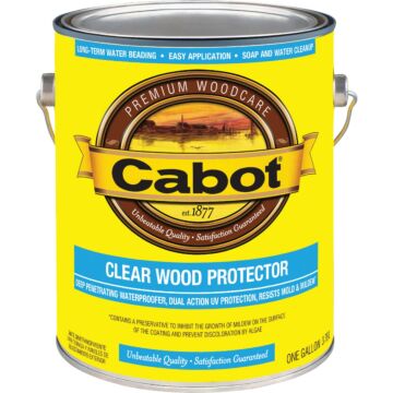 Cabot Water-Based VOC Wood Protector (Clear) 1 gal
