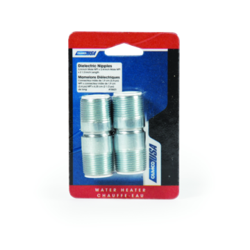 Camco Manufacturing Dielectric Nipples, 3/4"NPT x 3/4"NPT x 2-1/2"L (2/CARD) LLC