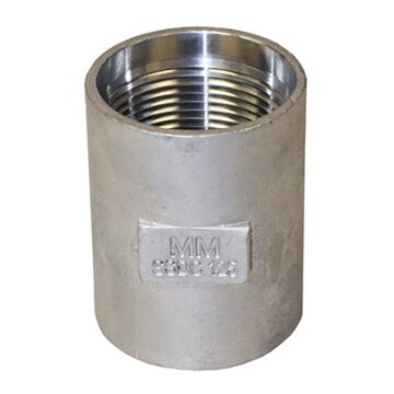 Merrill Coupling 1-1/4 in 304 SS Drop Pipe Coupling