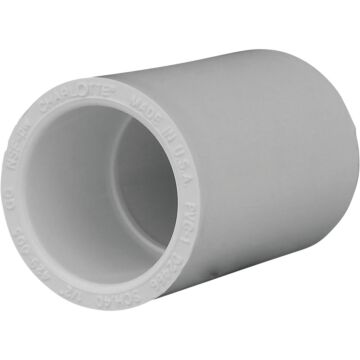 Charlotte Pipe 1/2 In. Sch. 40 PVC Coupling 
