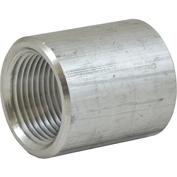 Threaded Aluminum Pipe Coupling - 1/4 in.