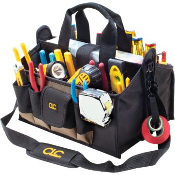 CLC 17 Pocket - 16" Center Tray Tool Bag