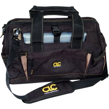 CLC 23 Pocket - 16" Tote Bag with Top-Side Plastic Tray