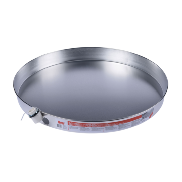 Oatey ® 24 in. Aluminum Water Heater Pans with 1 in. PVC Adapter