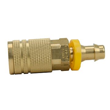 Amflo® 3/8 in Brass Push Lock Hose Coupler