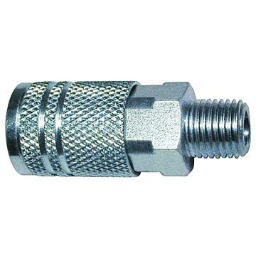 Amflo® 1/4 in Male Steel Type D Air Coupler With GD Metal