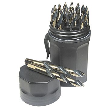 Consolidated Toledo Drill VORTEX–POINT™ 175-VT Mechanic Length 1/16 in 1/2 in Mechanic Length Drill Bi Set