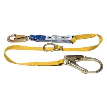 Werner DeCoil Snap & Rebar Hook Single Leg Lanyard - 6 ft