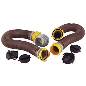 Camco Manufacturing Revolution 360 Heavy-Duty RV Sewer Hose Kit - 20 ft