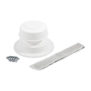 Camco Manufacturing Replace All Plumbing Vent Kit (Polar White) 1 in. to 2-3/8 in.
