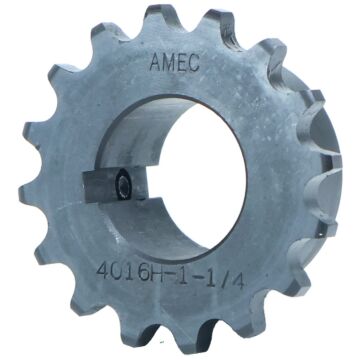 Amec Double Chain Coupler Sprocket for #40-2 Chain with 1-1/4" Shaft
