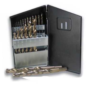 Consolidated Toledo Drill GOLDSTRIKE™ 21 pc Jobber Length Drill Bit Set