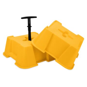Camco Manufacturing Camco FasTen RV Leveling Big Blocks with T-Handle (2-Pack)