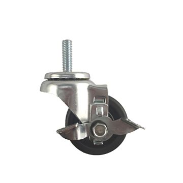 World Casters & Equipment Manufacturing 300 lb 3 in Polyolefin Swivel Caster