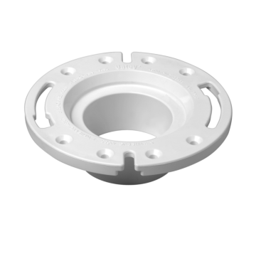 Oatey PVC Spigot Fit Closet Flange w/ Plastic Ring - 3 in.