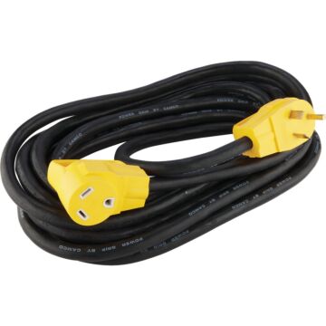 Camco Manufacturing PowerGrip 25Ft. 30A 125 10 Gauge RV Extension Cord