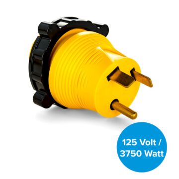 Camco Manufacturing Camco 30A-30A RV Locking PowerGrip Adapter