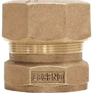 Legend Valve 1 in. Water Service CTS Ring Compression x FNPT Adapter (Bronze)