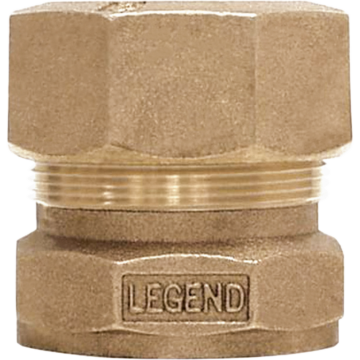 Legend Valve 3/4 in. Water Service CTS Ring Compression x FNPT Adapter (Bronze)