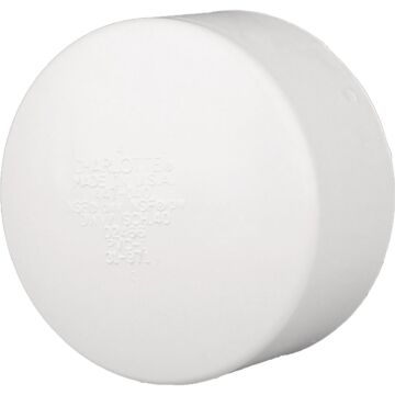 Boshart Industries 6" SLIP CAP - SCHEDULE 40 PVC