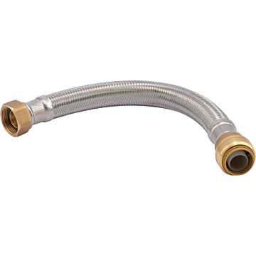 Cash Acme SB Flexible Water Heater Connector 3/4-in x 3/4-in FIP x 12-in