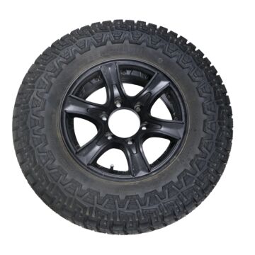 Combo Black Aluminum Wheel with All-terrain Tire (Venture Series) - 235/75R15 15", 5 lug x 5"