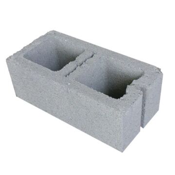 8 in x 10 in x 16 in Rectangular Hollow Concrete Block
