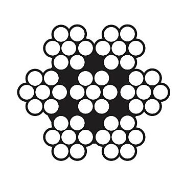 1/16 in. 480 lb 7x7 Aircraft Cable - 500 ft