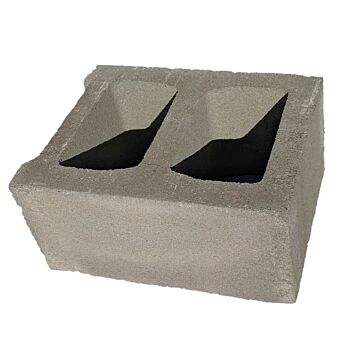 8 in x 12 in x 16 in Rectangular Hollow Concrete Block