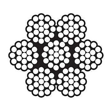 3/16 in. 4200 lb 7x19 Aircraft Cable - 1000 ft