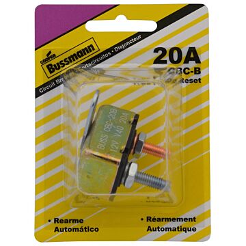 Bussmann 20 A 14 VDC 1.5 kA Automotive Circuit Breaker