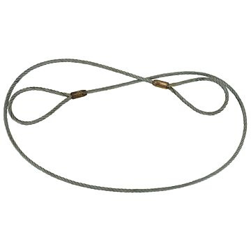 1/2 in 20 ft Flemish Eye-To-Eye Wire Rope Sling
