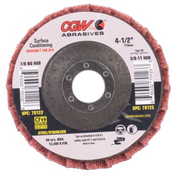 CGW 4-1/2 in 7/8 in Very Fine Type 29 Flap Disc