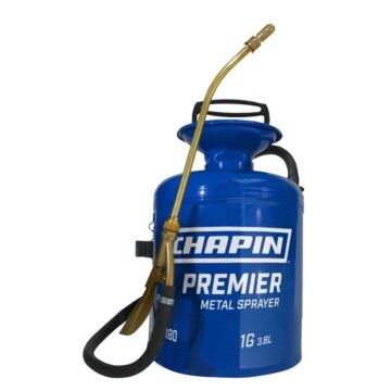 Chapin 1180 Compression Sprayer, 1 gal Tank, Steel Tank, 42 in L Hose, Blue