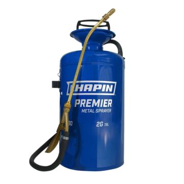 Chapin 1280 Compression Sprayer, 2 gal Tank, Steel Tank, 42 in L Hose, Blue