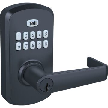 Tell Cortland Electronic Keypad Lock (Matte Black)