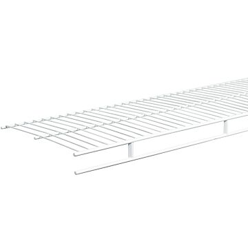 Closetmaid Ventilated Wire Shelf & Rod (White) 12 in. x 6 ft
