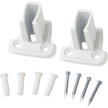 Closetmaid SuperSlide Wire Shelf End Bracket (White - 12pk)