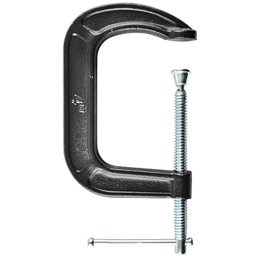 Bessey Tools Drop Forged C-clamp 4 Inch Capacity, 3 Inch Throat