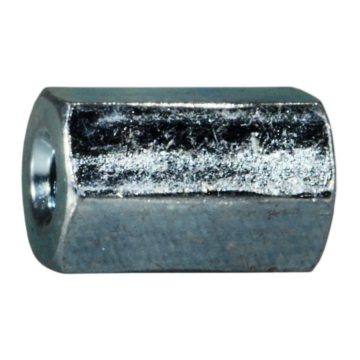 Coupling Nut (Zinc) 6-32 x 1/2 in.