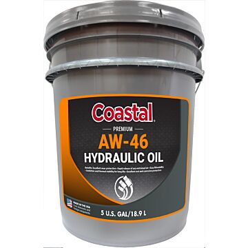 Warren Oil Coastal Prem Hyd Oil AW46 5-Pail
