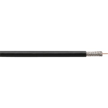 Coleman Cable Black RG6/U 18/1 Coaxial Cable