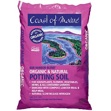 Coast of Maine Bar Harbor Blend Organic Potting Soil - 2 cubic ft