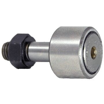 Accurate Bearing Company Cam Follower, Slot Head, 0.75" Roller Dia., 1/2" Roller Width