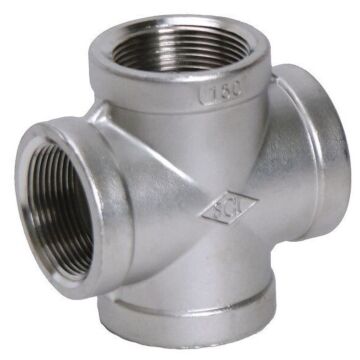 Trenton Cross 1/8 x 1/8 x 1/8 in FNPT Heavy Pattern Pipe Cross